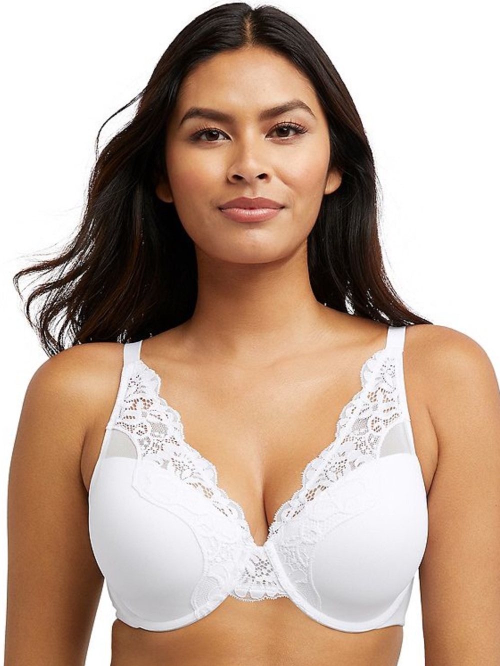Bali One Smooth U Comfort Stretch Lace Underwire bra 0084 Size 42DD